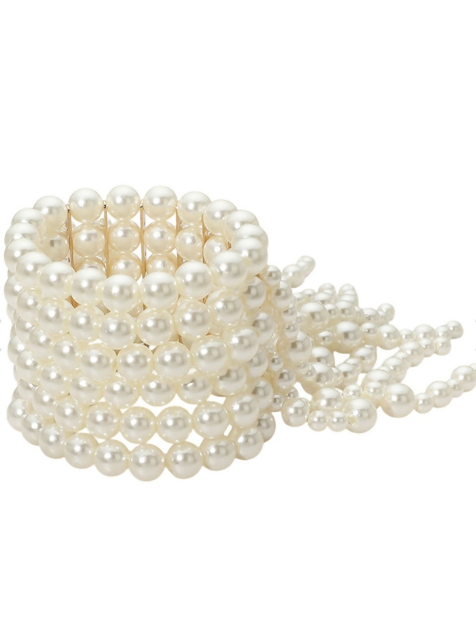 Cream Pearl Cuff Bracelet