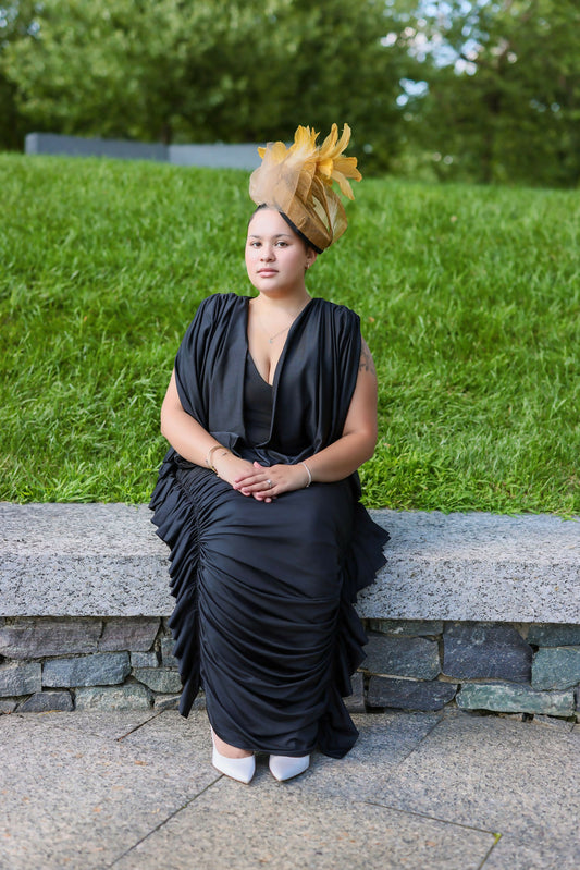 The Golden Bloom Sculpt Fascinator