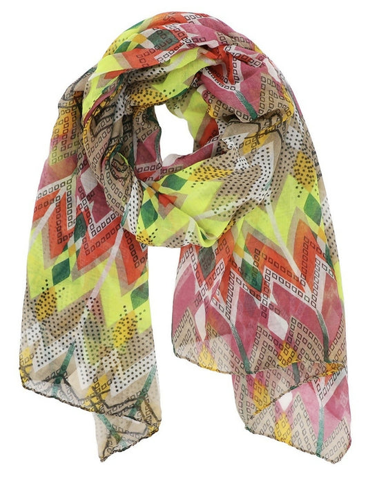 Geo Print Oblong Scarf