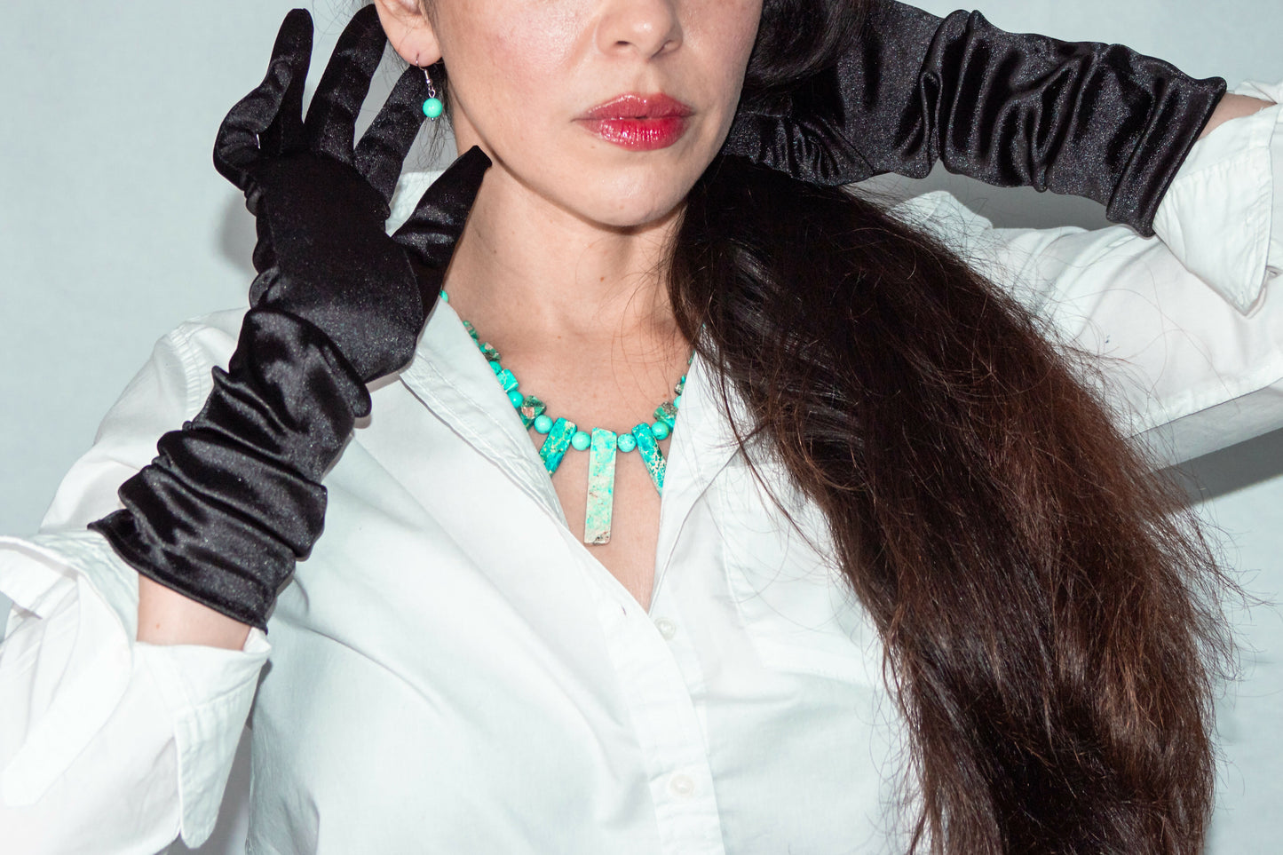 Turquoise necklace set