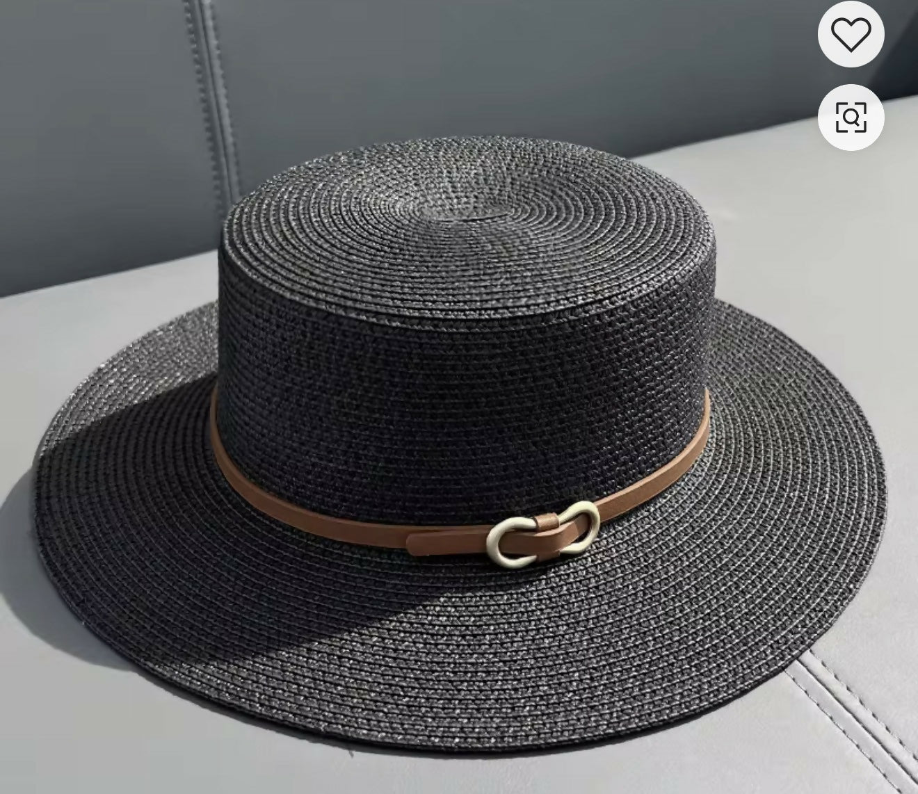 Straw Boater Hat