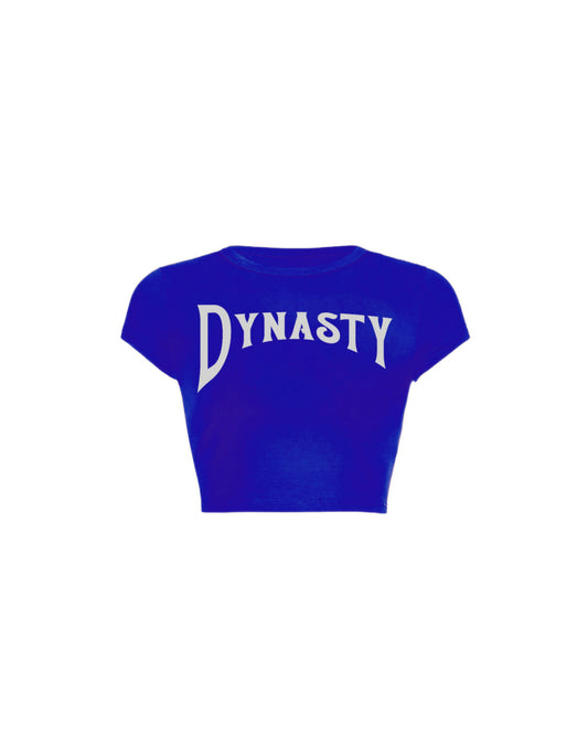 Dynasty Rhinestone Croptop ( blue )