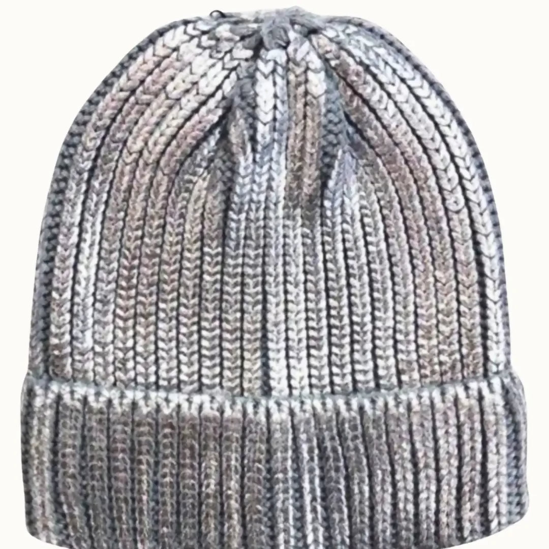 metallic beanie