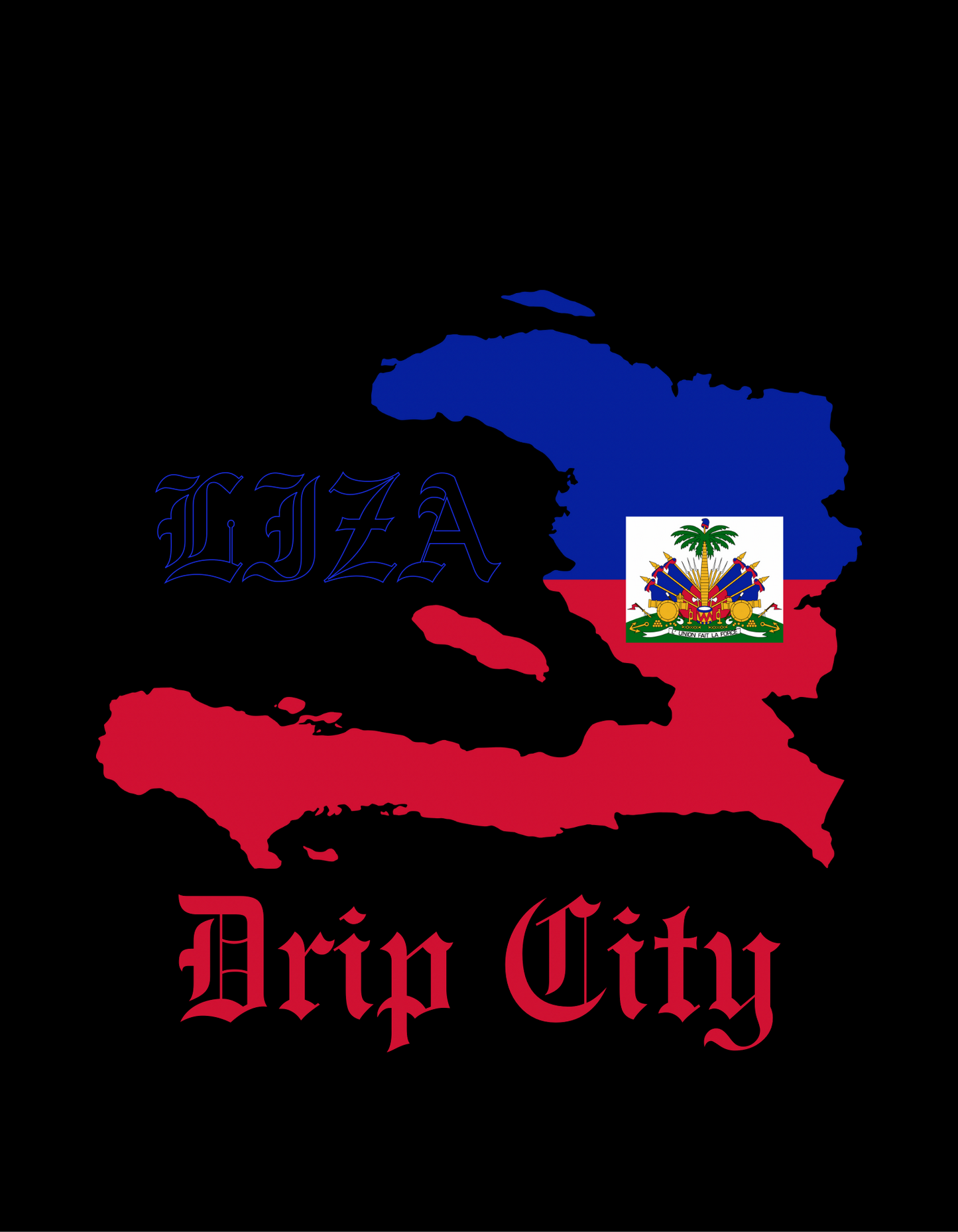 Haiti Map Sweatshirt