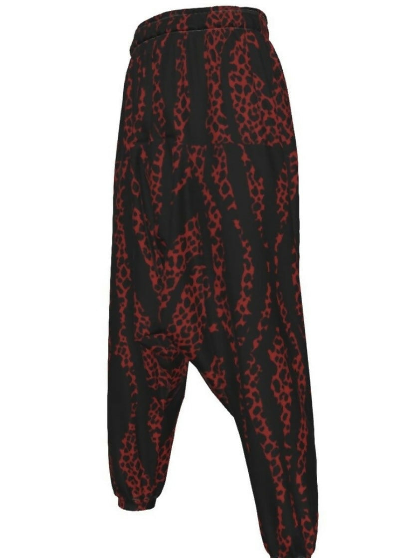 Men’s Loose Harem Pants Scuba Fabric Sizes S-5XL