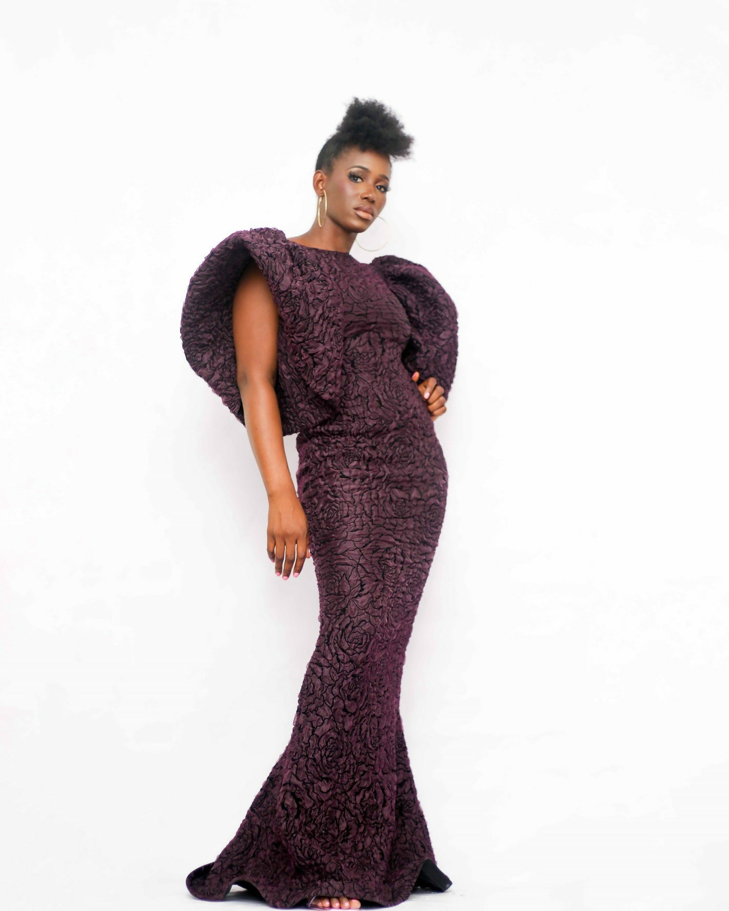 The Velvet Orchid Couture Gown