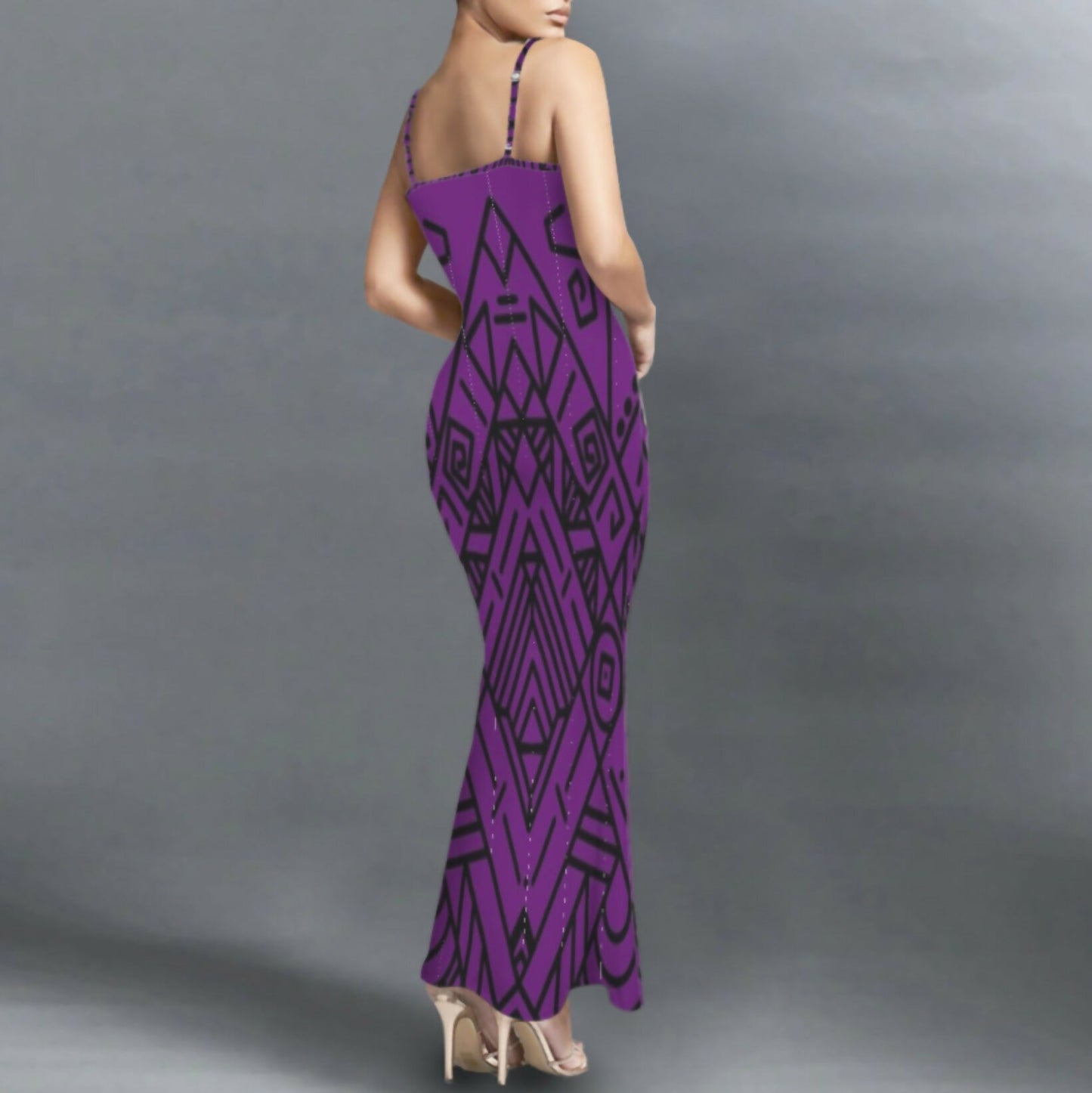 Stretchy Maxi Dress Sizes S-5XL in The Sahara