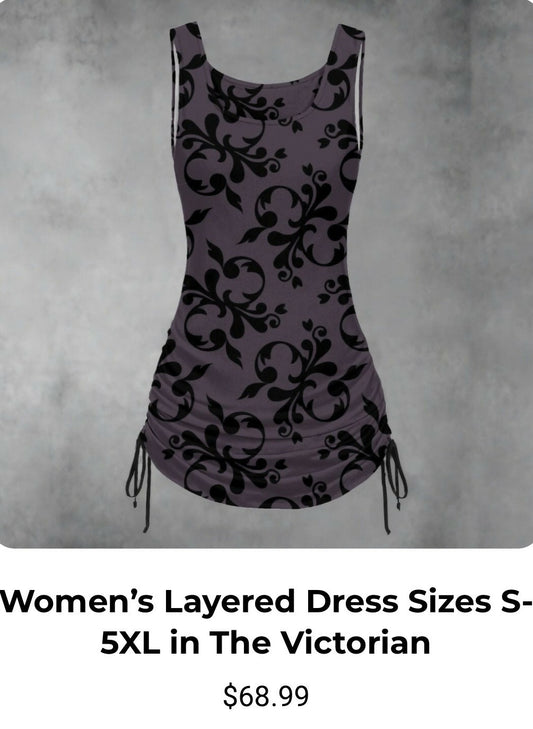 Women’s Layers Dress/Top Sizes S-5XL