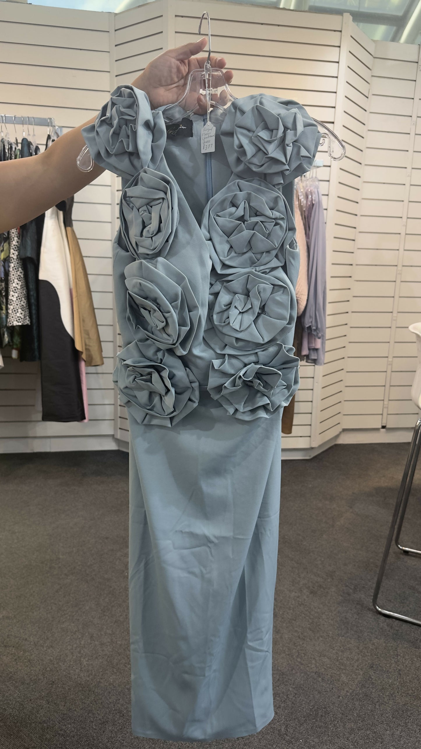 Royal Fleur Statement Dress