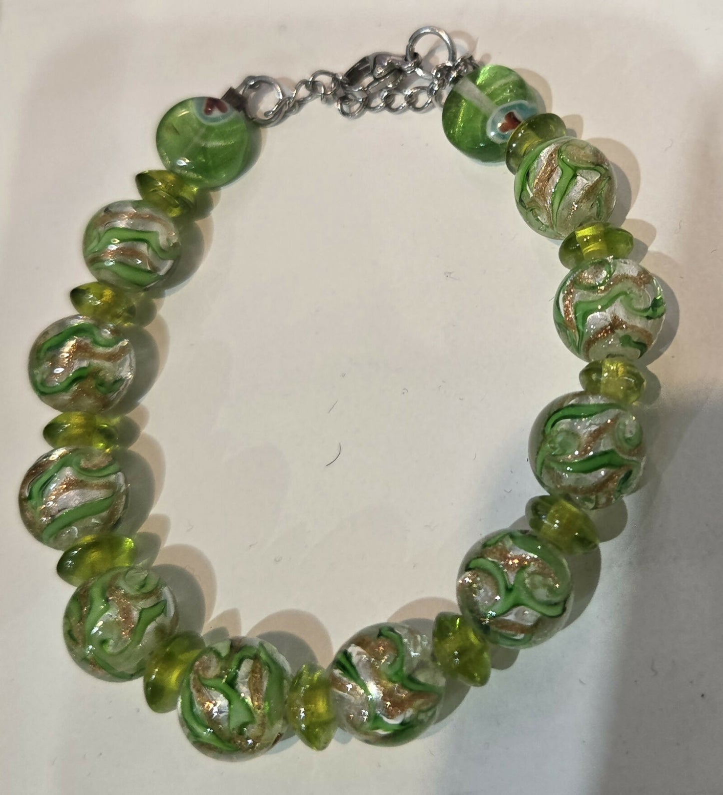 Glass bead bracelets