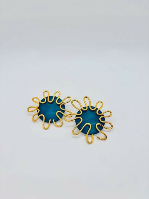 STARFISH EARRINGS - BLUE