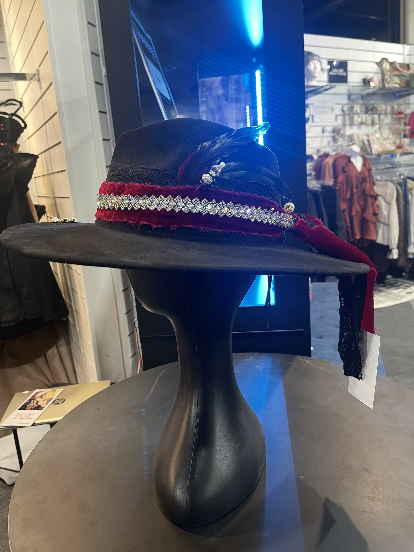 Custom Handmade Wide Brim Fedora Hat