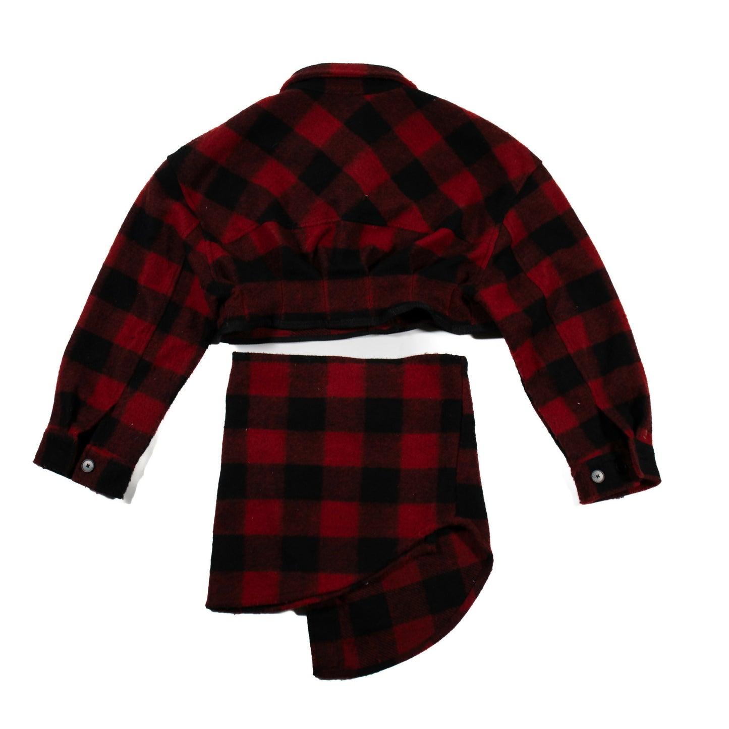 Buffalo Check Skirt Set
