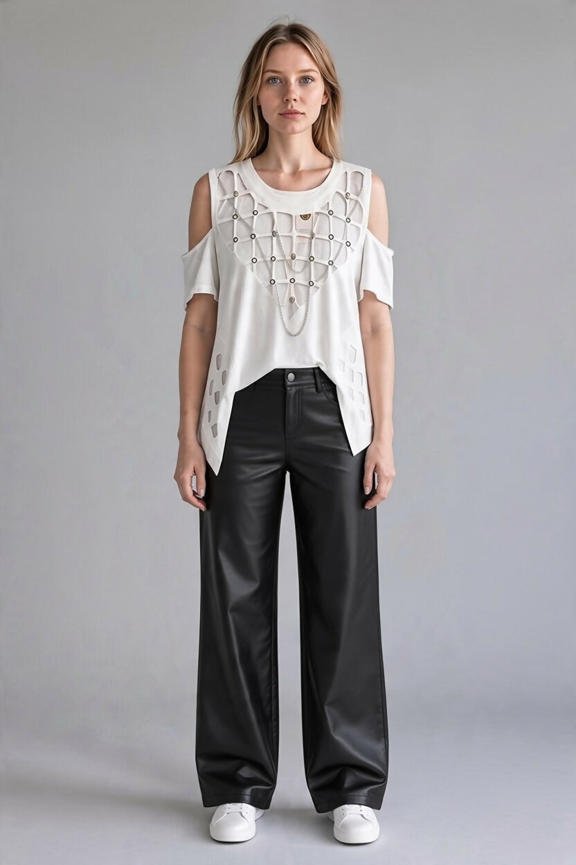 chrome veil top