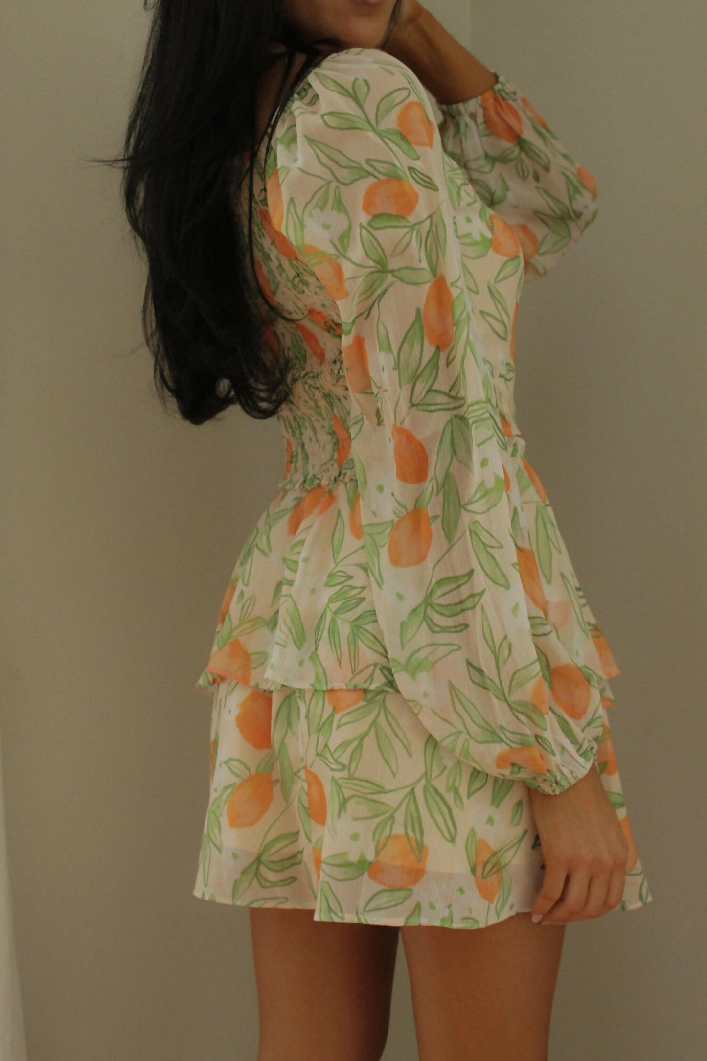 Tangerine Garden Top