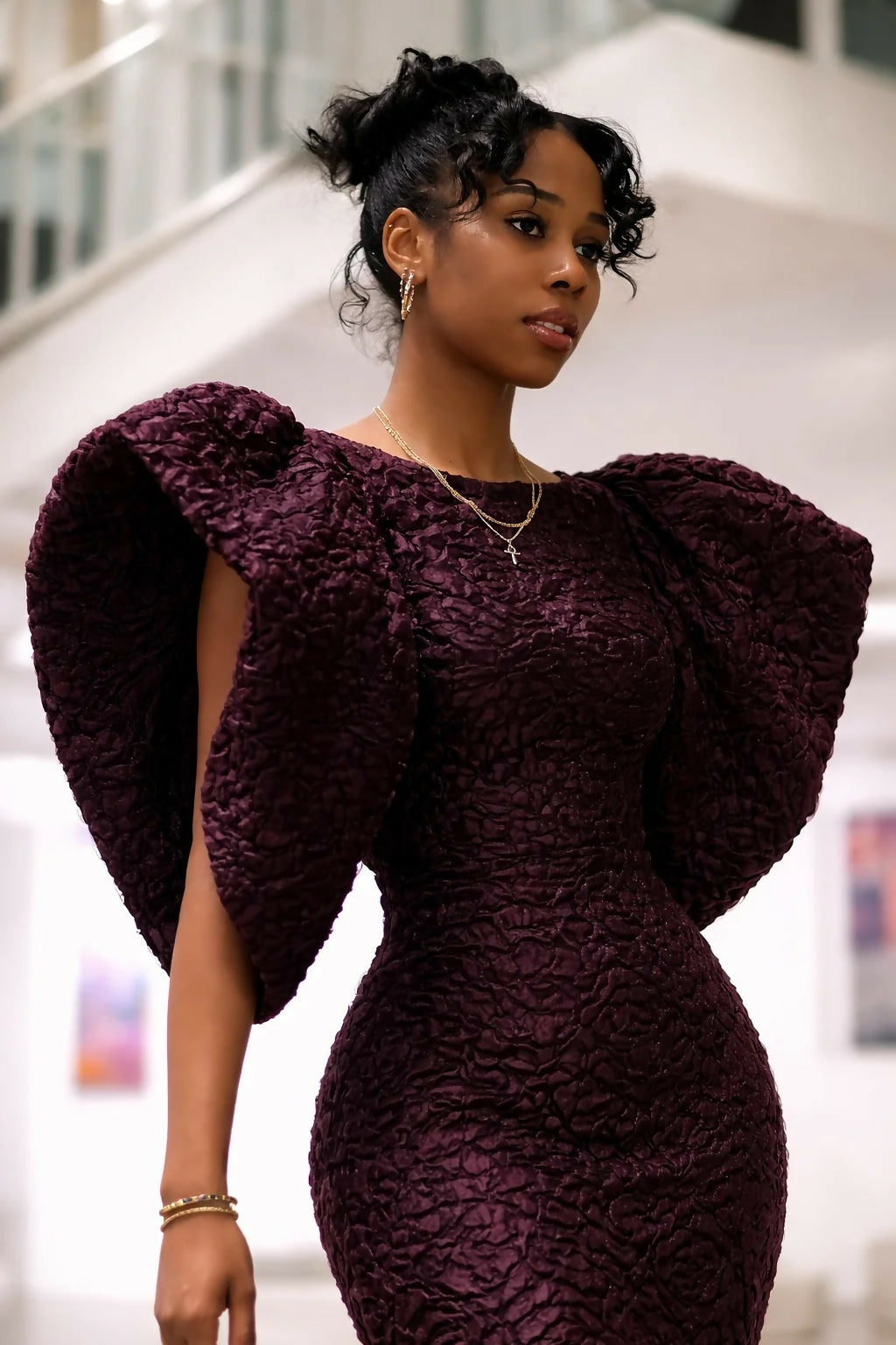 The Velvet Orchid Couture Gown