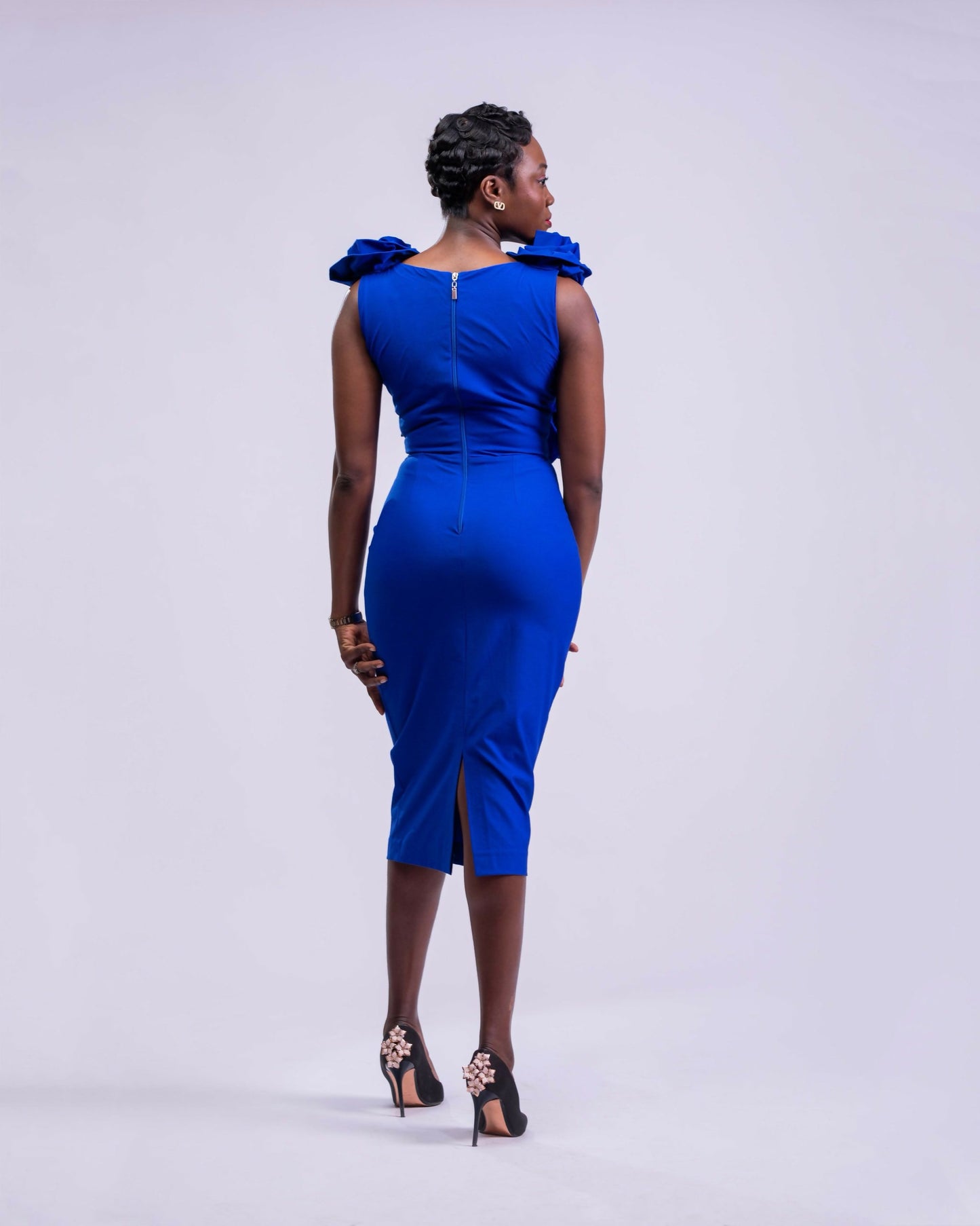 Royal Fleur Statement Dress