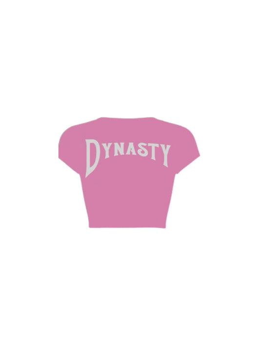 Dynasty Rhinestone Croptop ( pink )