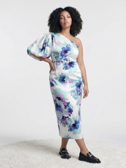 Sapphire Floral Dress