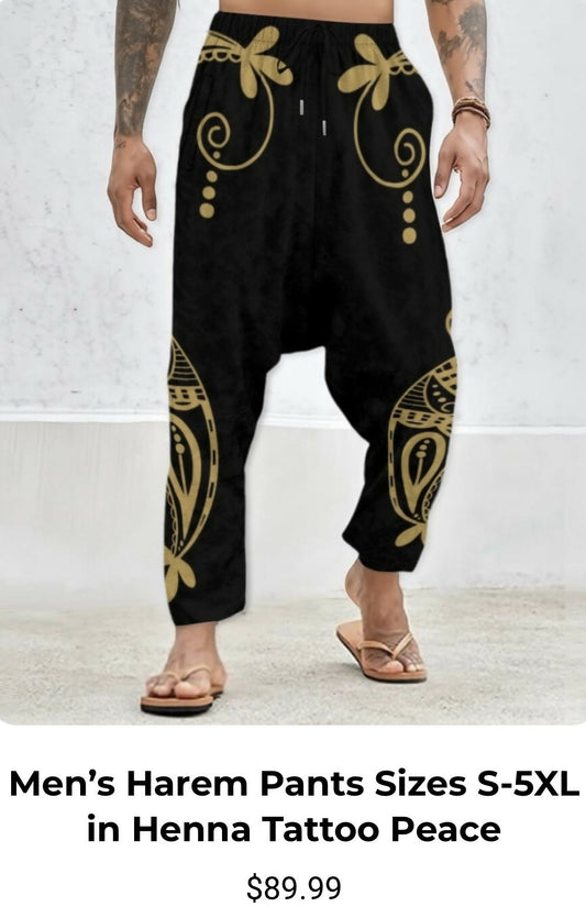 Men’s Velvety Harem Pants with Understated Luxury Sizes S-5XL