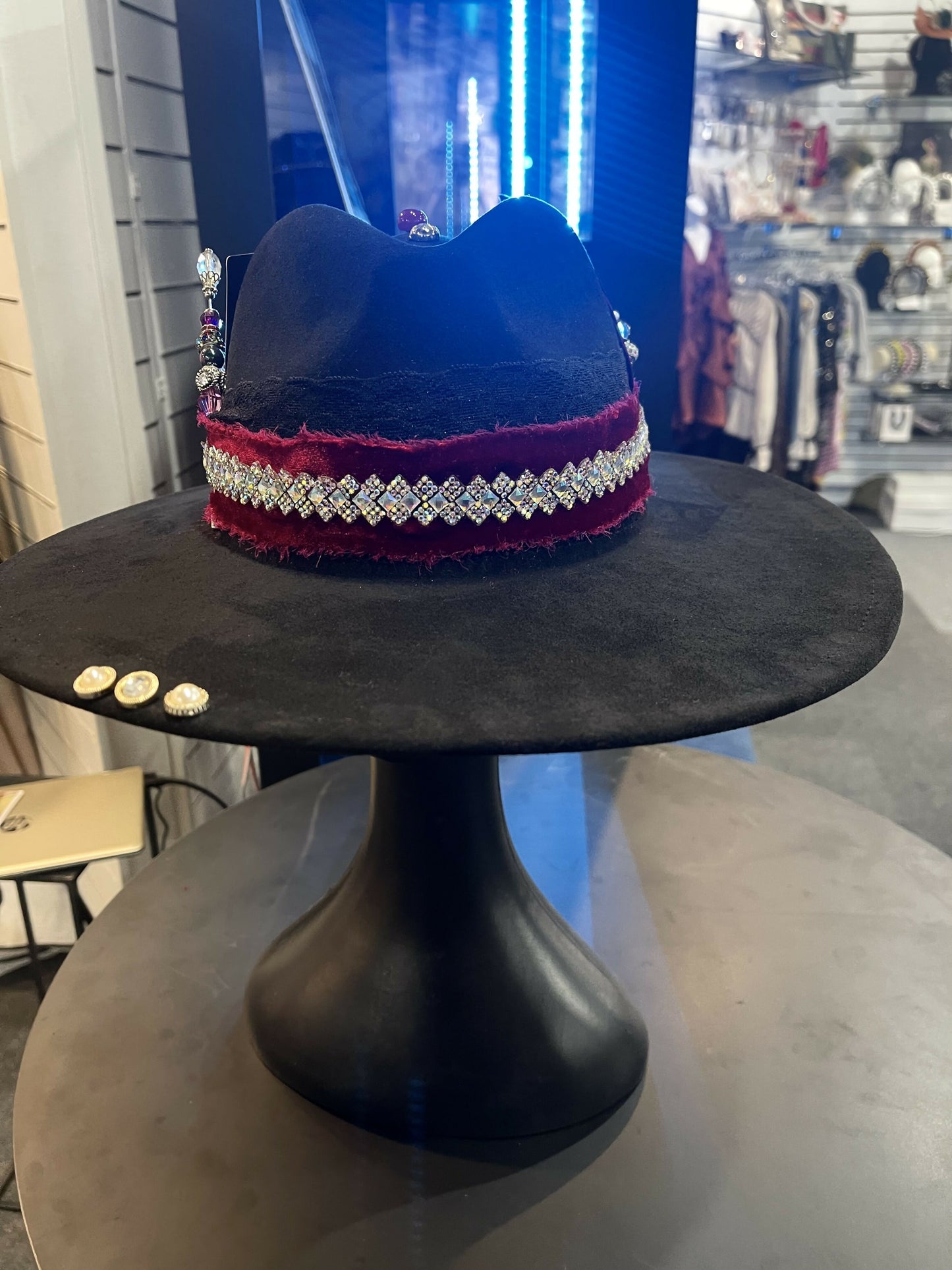 Custom Handmade Wide Brim Fedora Hat