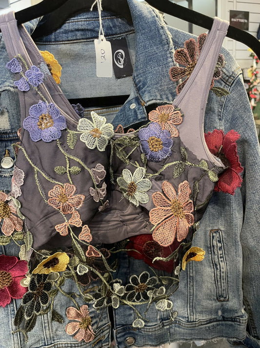 Floral bralet