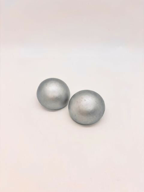 DOME EARRINGS - SILVER