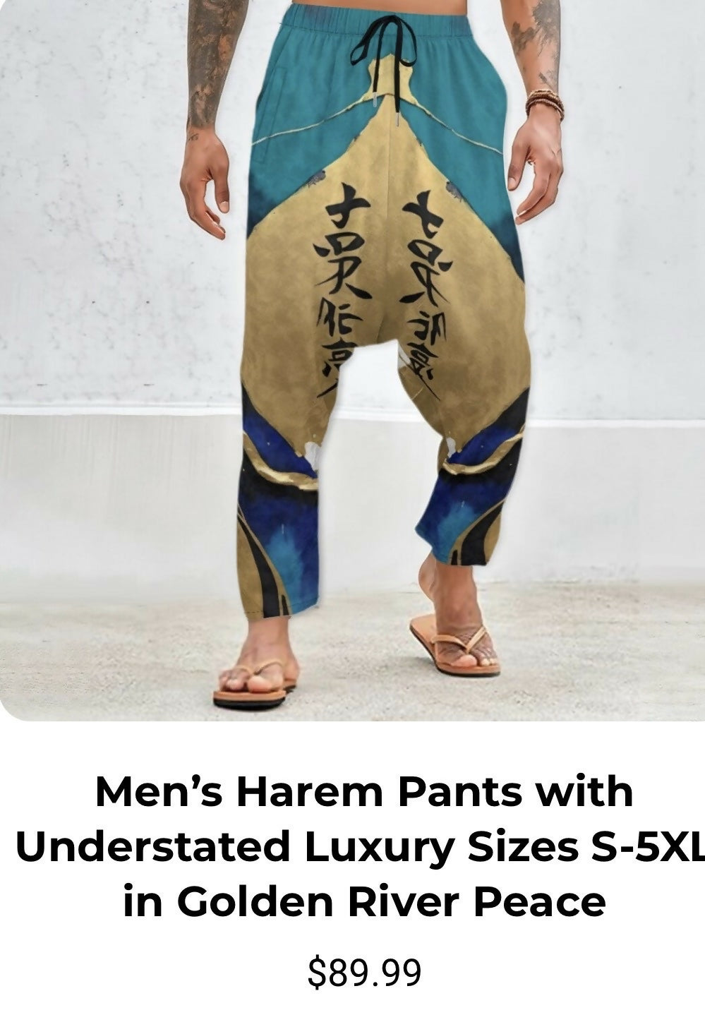 Men’s Velvety Harem Pants with Understated Luxury Sizes S-5XL