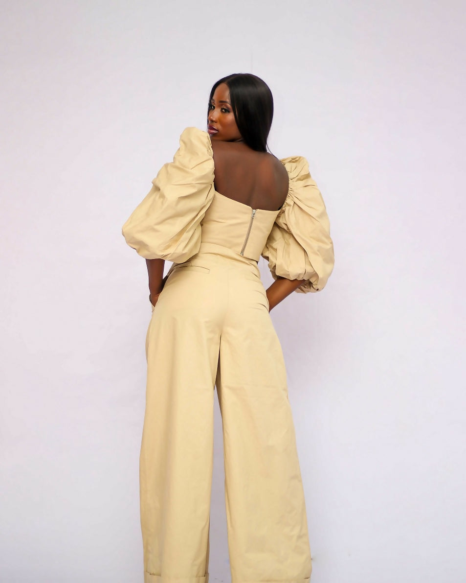 The Sand Sculpt Puff Sleeve Set