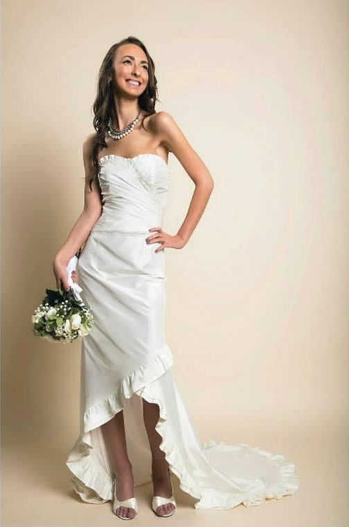 Ruffle Wedding Gown