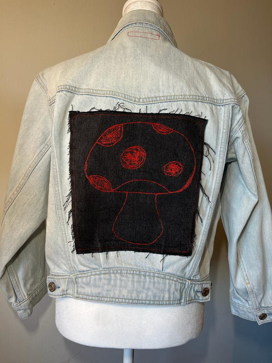 Red mushroom jacket