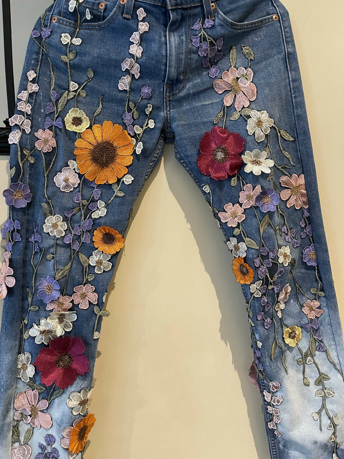 Floral denim festival