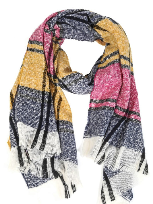 MULTI CHECKERED SCARF