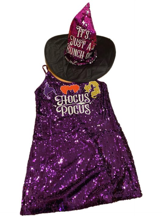 Hocus Pocus Sequin Dress & Hat