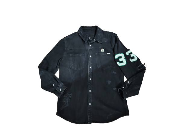 Celtics Birdman Black Jean Shirt