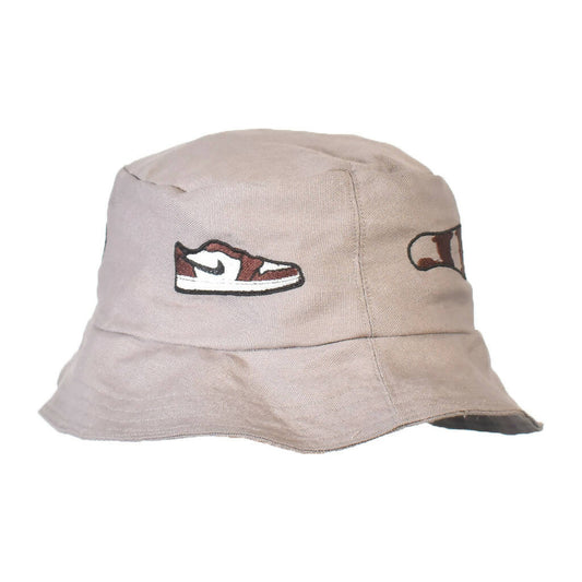 Bucket Hat - Grey/Mocha Python