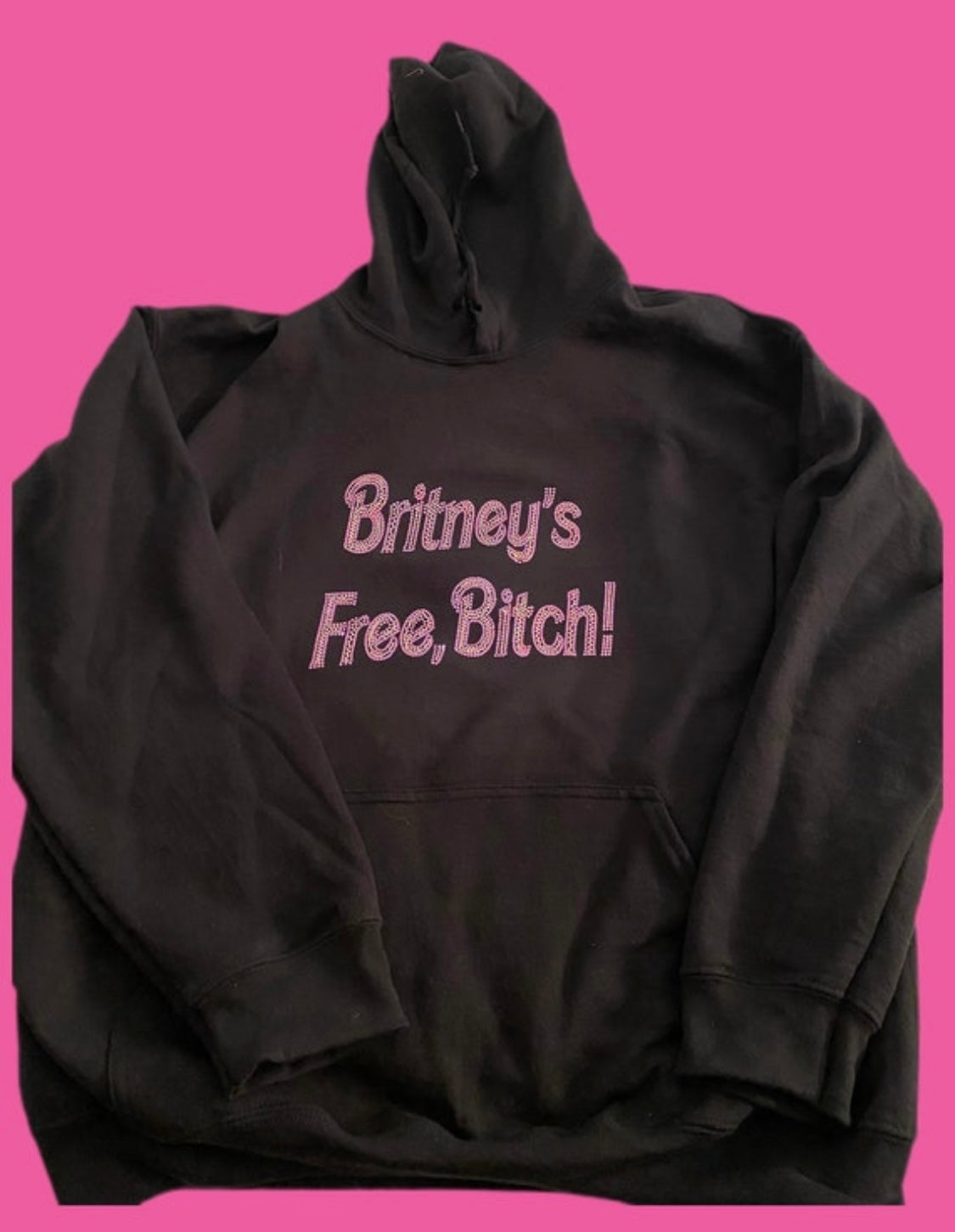 Britney’s Free Bitch Black Hoodie