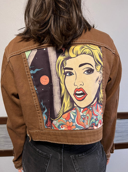 Jacket Big Comic Face Design.