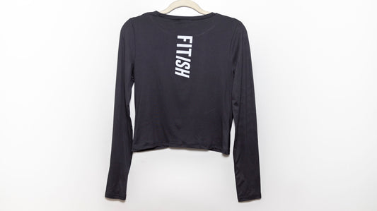 long sleeve twist crop