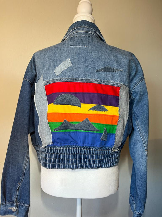 Rainbow design jacket