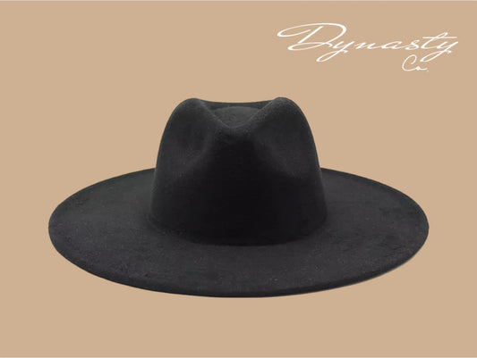 DYNASTY Black Fedora