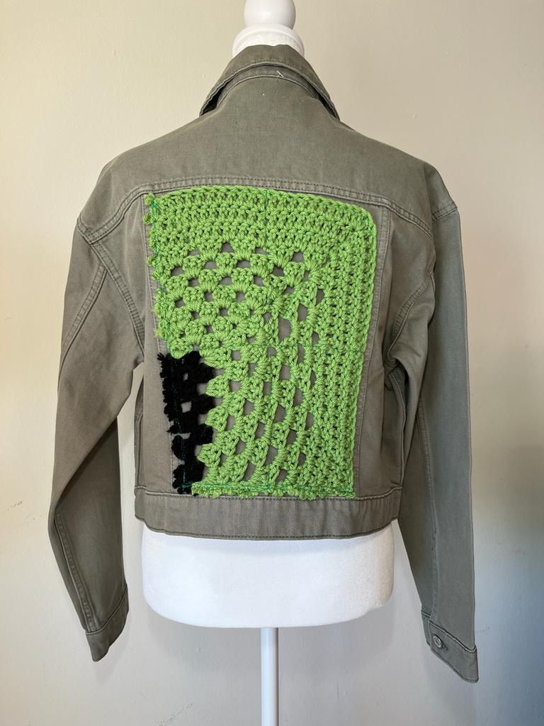 Embellish green jacket