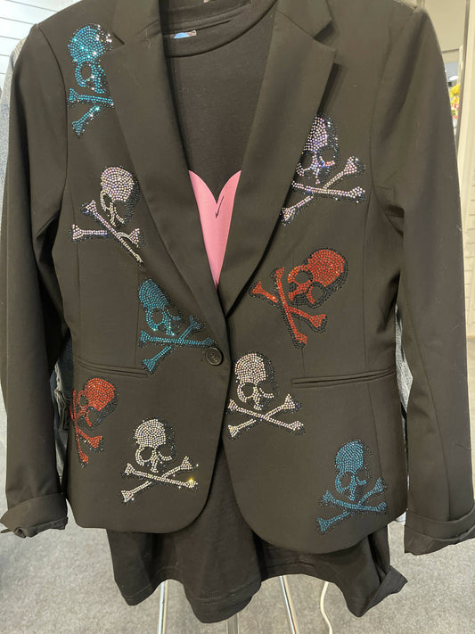 Skull blazer