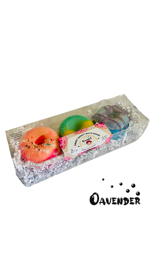 Donut Bath Bomb Set