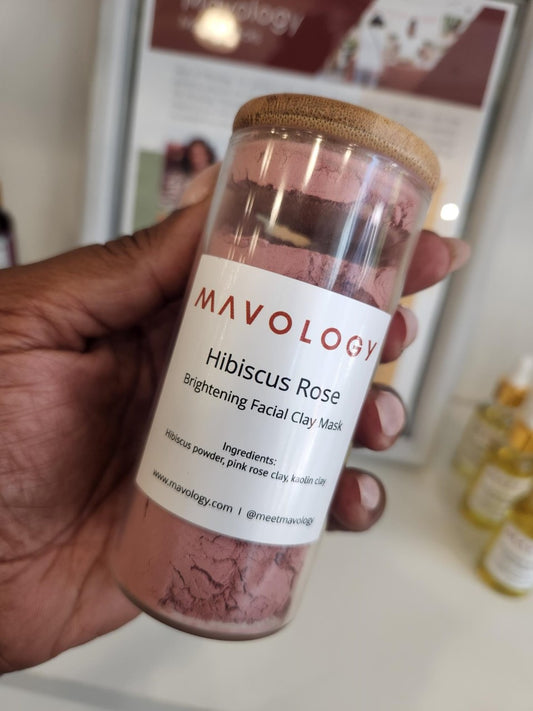 Hibiscus Rose Brightening Facial Clay Mask