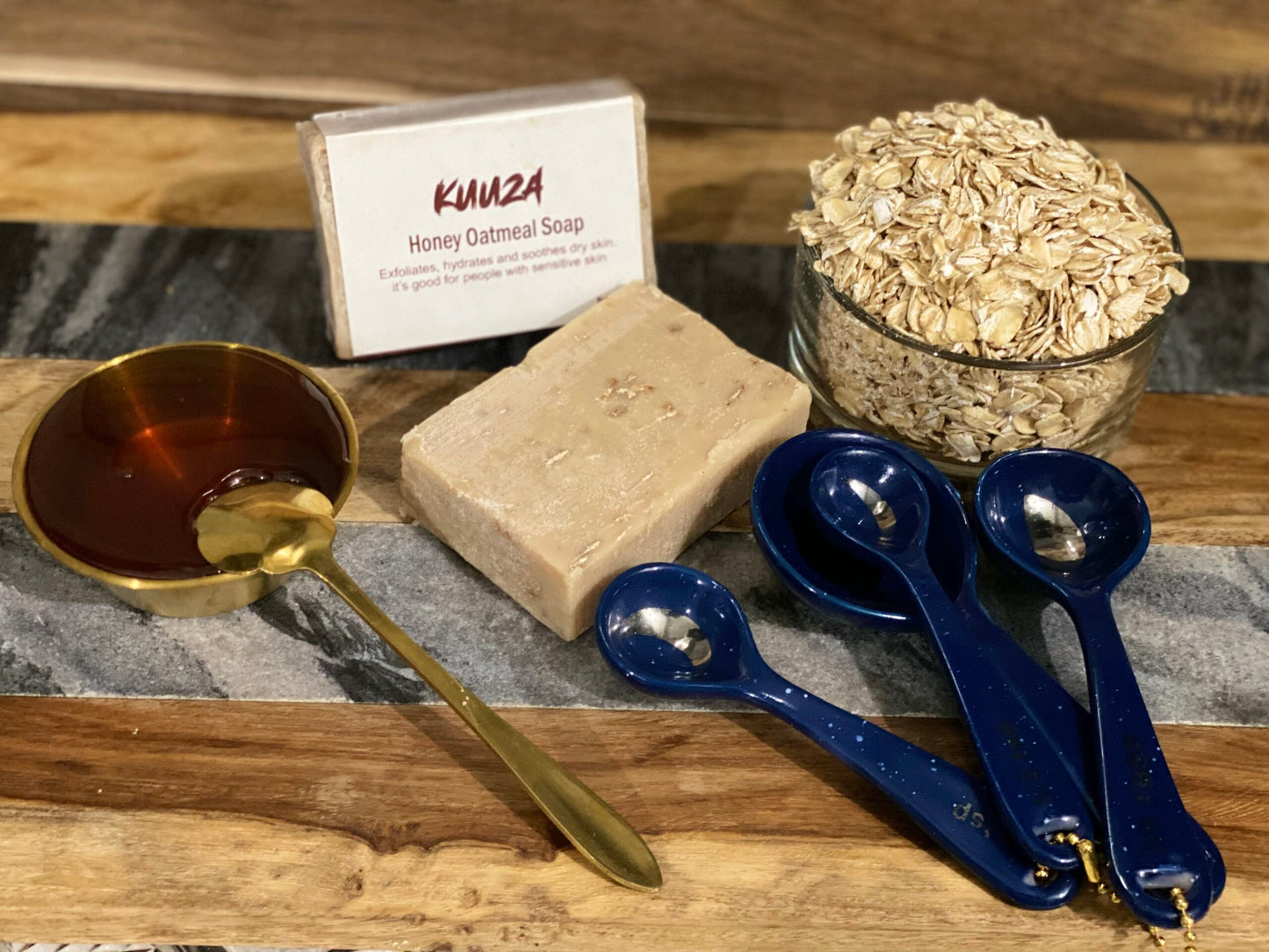 African Organic Honey Oatmeal Soap