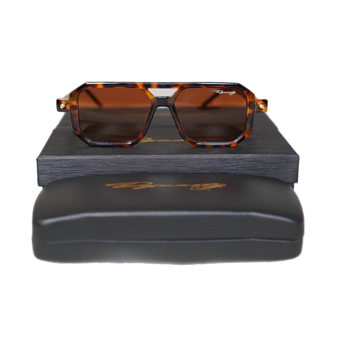 DYNASTY Tortoise Aviator Shades