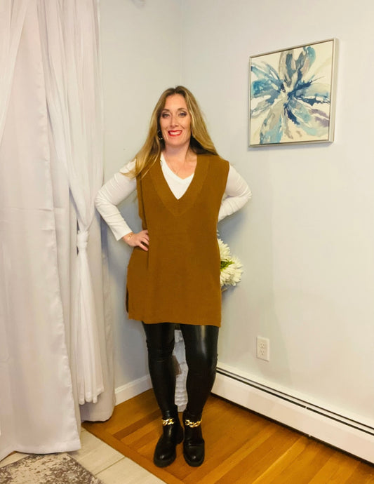 Pumpkin Pie Sleevless Sweater