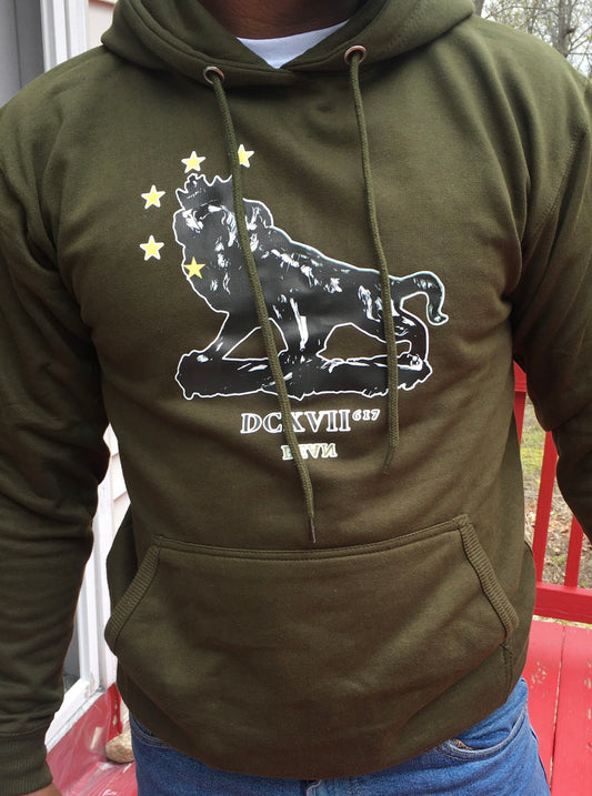 King Leo pull over hoodie