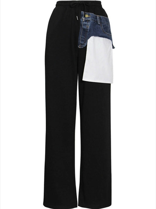 Denim Open Pocket Lounge Pants